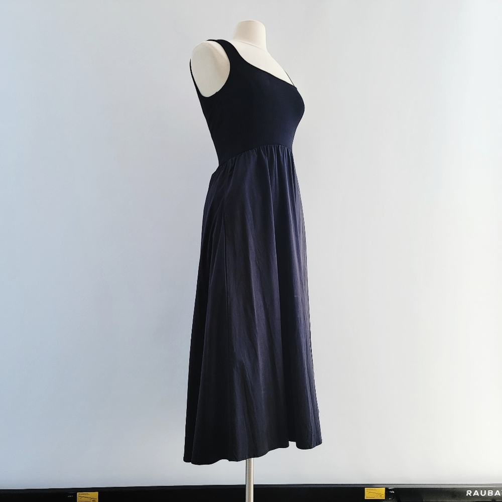 All Row Lucinda Black Midi Market Dress Size Small Minimalist Preppy Neutral - Picture 7 of 15